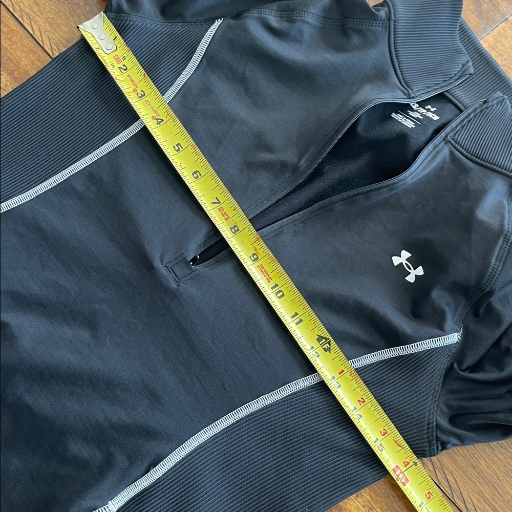 Under Armour Train All Weather 1/2 Zip Black long sleeve pullover sweatshirt XS - Picture 6 of 11